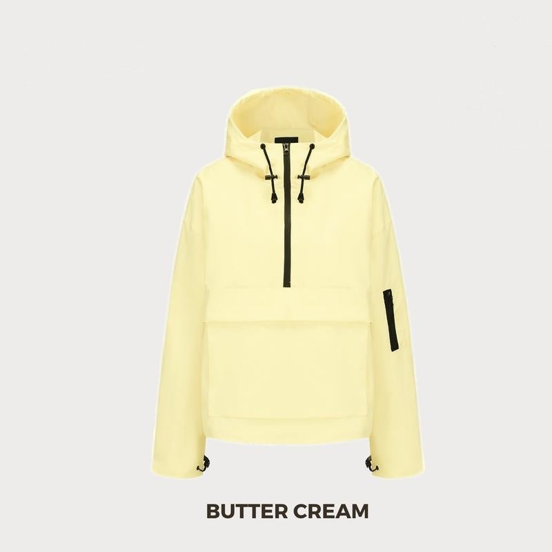 🔥Last Day Promotion!Oversized Waterproof and windproof zipper outdoor hooded jacket