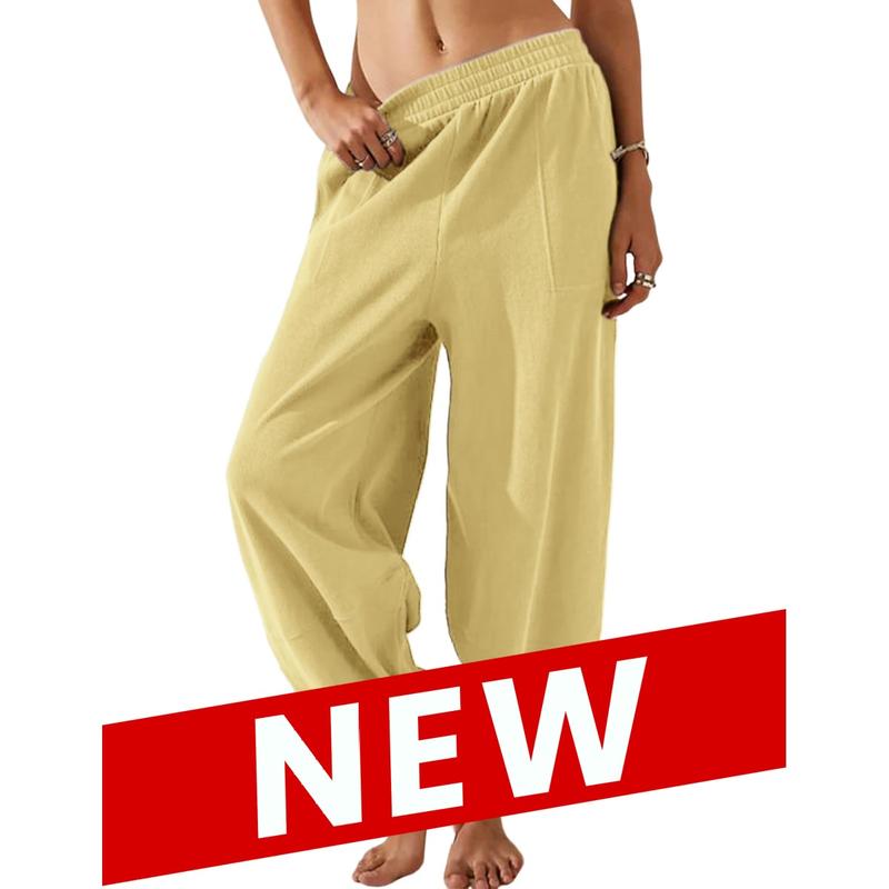 Women's Baggy Wide-Leg Pants with Pockets