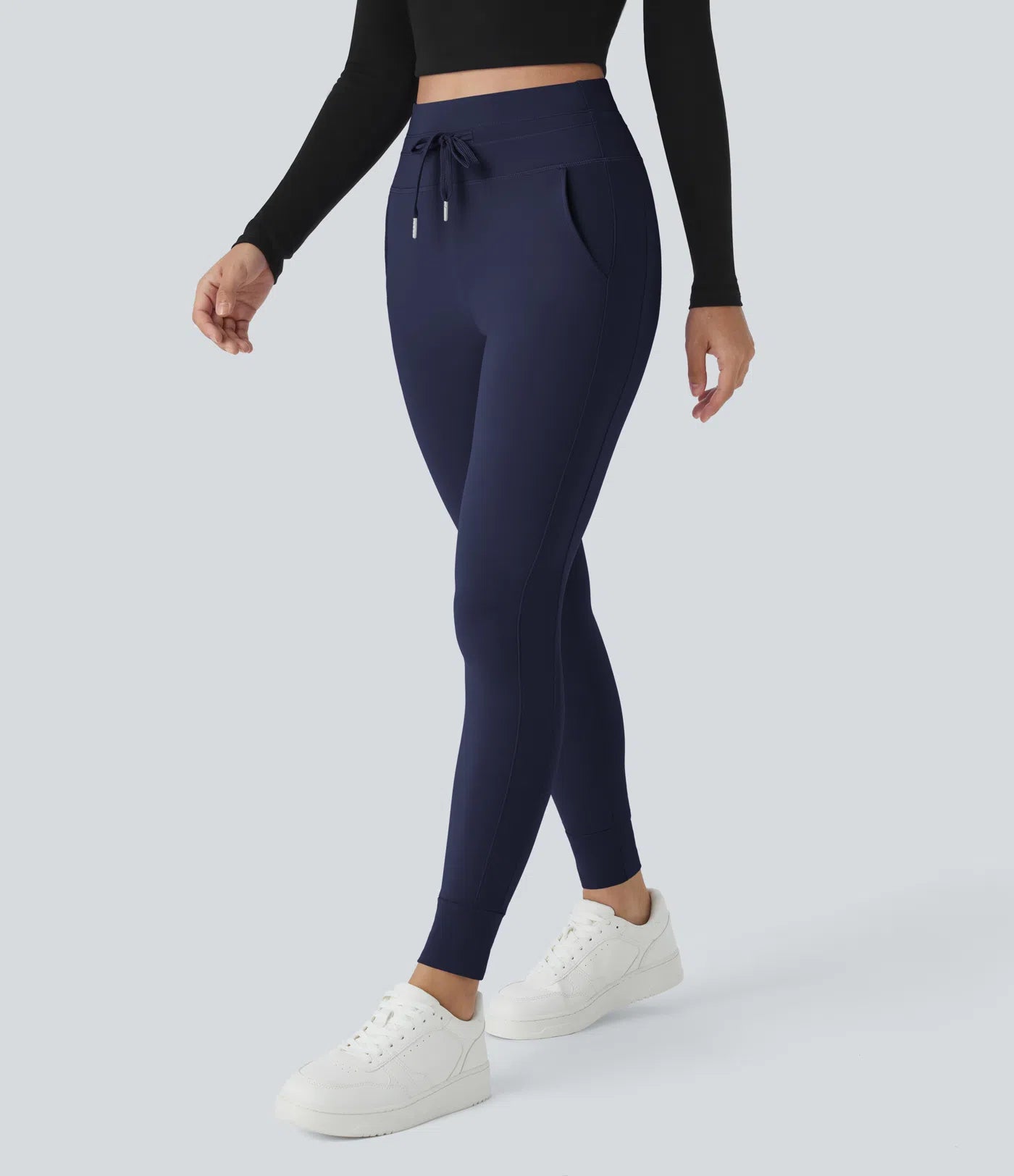 Women's High Waisted Yoga Pants with Pockets Stretchy Casual Sports Trousers