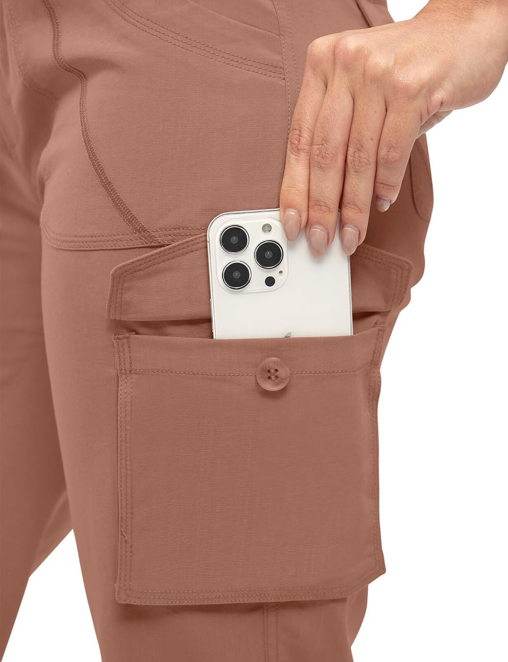 🔥Last day promotion!Women’s Loose Fit Lightweight Capri Cargo Pants – Casual 3/4 Trousers with 6 Pockets